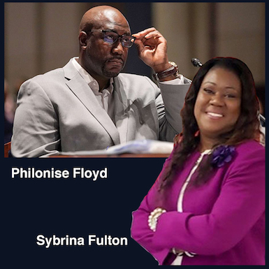 Philonise Floyd and Sybrina Fulton