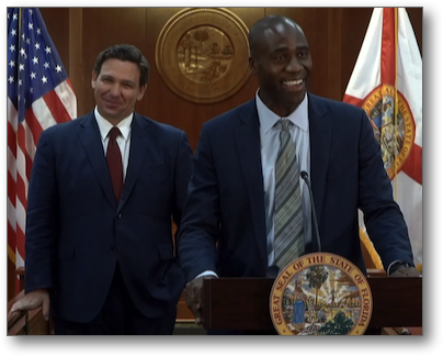 Gov. DeSantis and Dr. Lapado