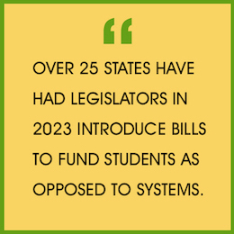 25 states funding students not systems