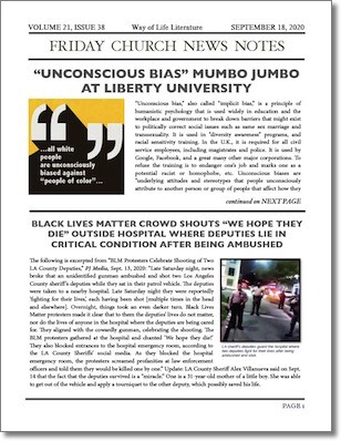 Friday Church News Notes