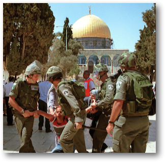 Israeli Police Officers on Temple Mount