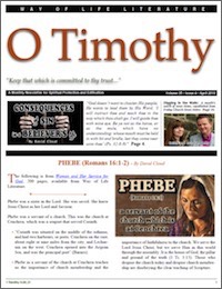 O Timothy, April 2018