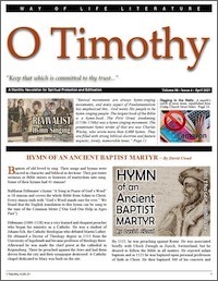 O Timothy, April 2021