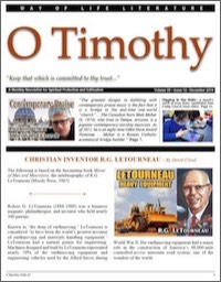 O Timothy, Dec. 2018