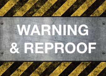 warning_reproof
